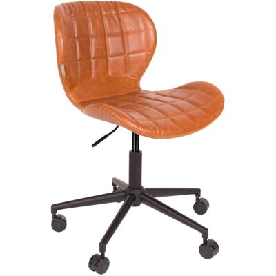 Zuiver Bürostuhl OMG LL - Höhenverstellbar - Braun - Schreibtischstuhl Zuiver Bürostuhl OMG LL - Höhenverstellbar - Braun - Schreibtischstuhl