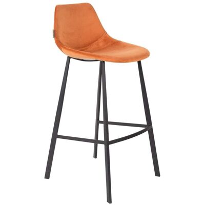 Dutchbone Franky - Velvet Orange - 80 cm Barhocker Dutchbone Franky - Velvet Orange - 80 cm Barhocker