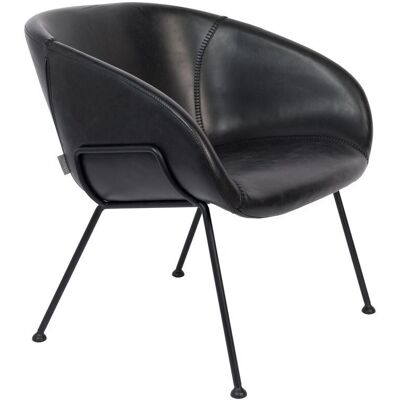 Zuiver Feston Schwarzer Loungesessel - Lounge Chair Zuiver Feston Schwarzer Loungesessel - Lounge Chair