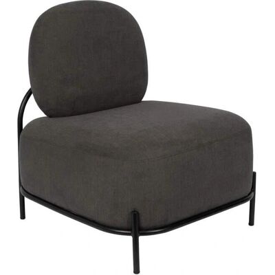 White Label Living - Polly - Grey - Polyester - Chair White Label Living - Polly - Grey - Polyester - Chair