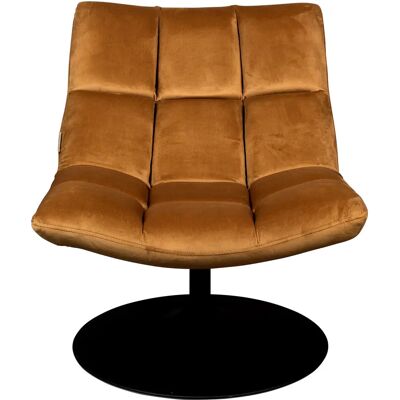 Dutchbone Bar Loungestol Sammet Gyllenbraun - Lounge Chair Dutchbone Bar Loungestol Sammet Gyllenbraun - Lounge Chair