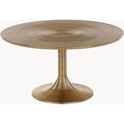 Table basse ronde en or Hypnotising de Bold Monkey - Publicité Table basse ronde en or Hypnotising de Bold Monkey - Publicité