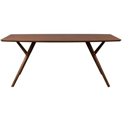Dutchbone Malaya Walnuss Esstisch - 180x90cm - Moderner Mid-Century Stil Dutchbone Malaya Walnuss Esstisch - 180x90cm - Moderner Mid-Century Stil