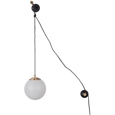 Dutchbone Bulan - Moderne weiße Glas-Wandleuchte Dutchbone Bulan - Moderne weiße Glas-Wandleuchte