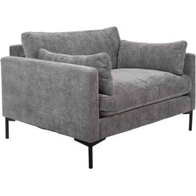 Zuiver Summer - Sessel aus Stoff: Grau Zuiver Summer - Sessel aus Stoff: Grau