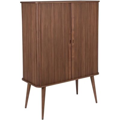 Buffet en noyer Zuiver - Étagères en verre réglables - Rangement élégant - Publicité Buffet en noyer Zuiver - Étagères en verre réglables - Rangement élégant - Publicité