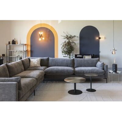 Zuiver Snow - Runder Couchtisch aus Silbermetall Zuiver Snow - Runder Couchtisch aus Silbermetall