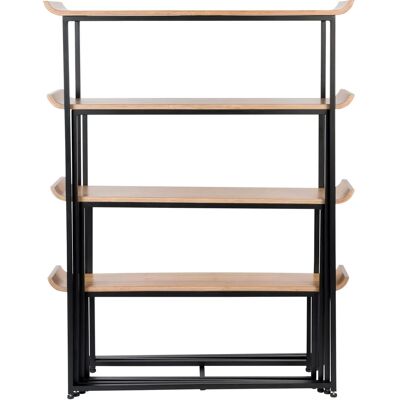 Étagère modulaire Zuiver - Acier et bois - 114-200cm - Publicité Étagère modulaire Zuiver - Acier et bois - 114-200cm - Publicité