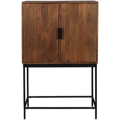 Dutchbone Saroo - Vintage Buffet met 2 Deuren - 80x40x125cm Dutchbone Saroo - Vintage Buffet met 2 Deuren - 80x40x125cm