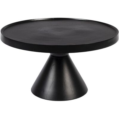 Zuiver Floss - Runde Aluminium-Couchtisch - Schwarz Zuiver Floss - Runde Aluminium-Couchtisch - Schwarz