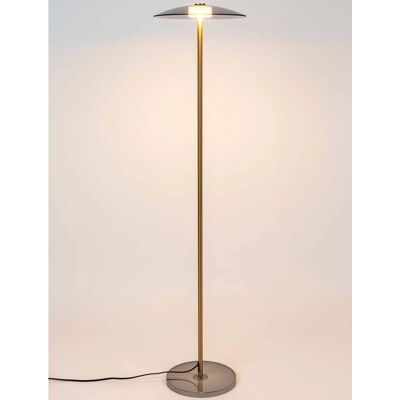 Zuiver Float Stehleuchte - LED, Dimmer, 132cm, Glas/Metall Zuiver Float Stehleuchte - LED, Dimmer, 132cm, Glas/Metall