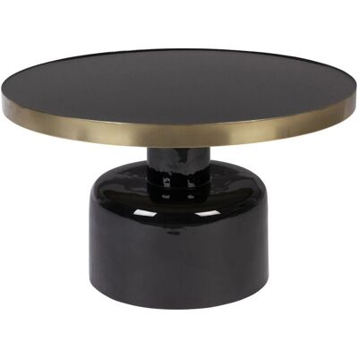 Zuiver Glam - Runder Metall Couchtisch - Schwarz Zuiver Glam - Runder Metall Couchtisch - Schwarz