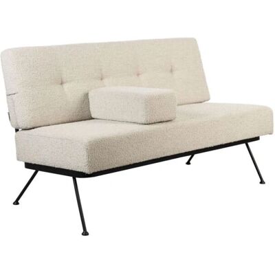 Bowie Beigefarbene Zweisitzer-Sofa - Modern Minimalistische Möbel Bowie Beigefarbene Zweisitzer-Sofa - Modern Minimalistische Möbel