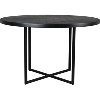 Dutchbone Modell 120x75x120cm - Runder Esstisch - Schwarz Dutchbone Modell 120x75x120cm - Runder Esstisch - Schwarz