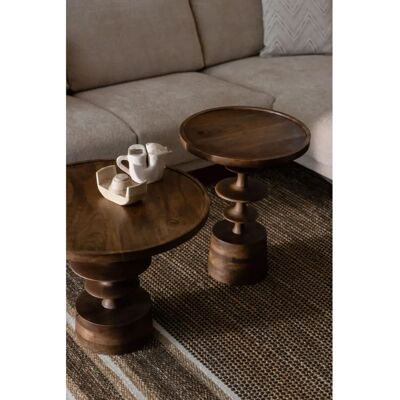 Dutchbone Walnuss Couchtisch - Beistelltisch Dutchbone Walnuss Couchtisch - Beistelltisch