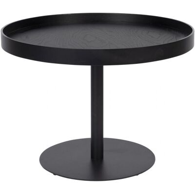 Housecraft Living Yuri Beistelltisch - 56cm Rund Holz Metall - Schwarz Housecraft Living Yuri Beistelltisch - 56cm Rund Holz Metall - Schwarz