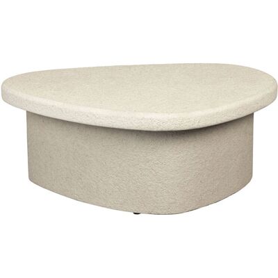 Dutchbone Veda - Organischer Holz- & recycelter Marmor-Couchtisch Dutchbone Veda - Organischer Holz- & recycelter Marmor-Couchtisch