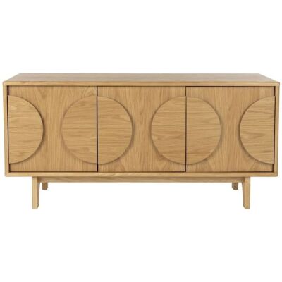 Zuiver Modell Groove 3-türig Sideboard - Natur Eichenholz Zuiver Modell Groove 3-türig Sideboard - Natur Eichenholz
