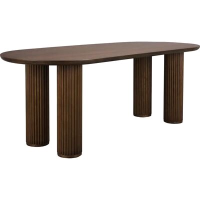 Table à manger Dutchbone Dean en noyer - Table à manger - Publicité Table à manger Dutchbone Dean en noyer - Table à manger - Publicité