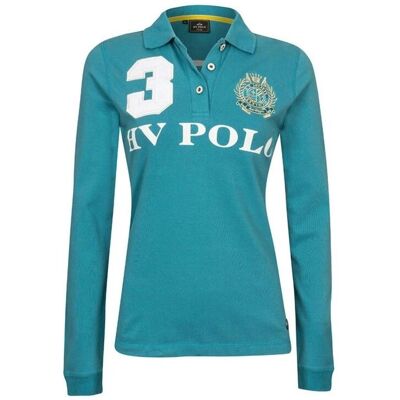HV Polo Favouritas Eques ML - Poloshirt - Damen - Lago Blue - M HV Polo Favouritas Eques ML - Poloshirt - Damen - Lago Blue - M
