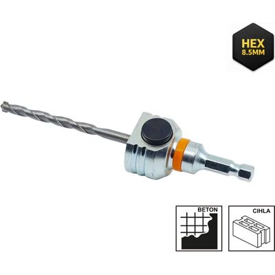 MANDREX MXqs - Hex 8,5 - Ponceuse pilote carbure - Drill chuck - Publicité MANDREX MXqs - Hex 8,5 - Ponceuse pilote carbure - Drill chuck - Publicité