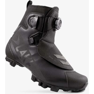 LAKE MX146-X Bred Sort/Refleks - Cykelsko LAKE MX146-X Bred Sort/Refleks - Cykelsko