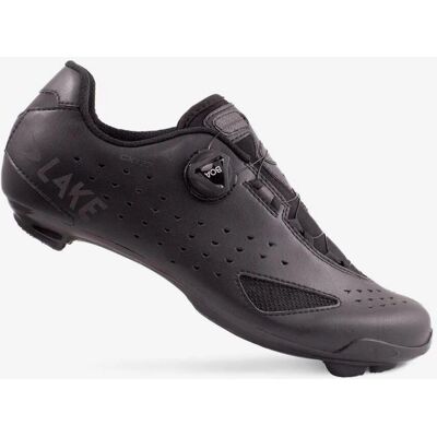 Chaussures de cyclisme Lake CX177 - Haute performance - Noir - Publicité Chaussures de cyclisme Lake CX177 - Haute performance - Noir - Publicité