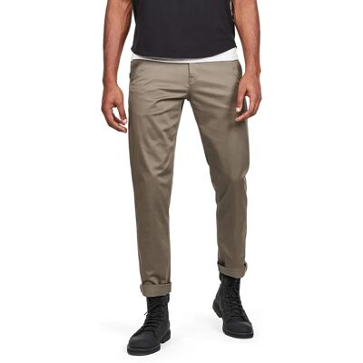 G-Star Raw Pantalones Chino Slim Bronson para Hombre - Gris Algodón - Talla 28w/32l G-Star Raw Pantalones Chino Slim Bronson para Hombre - Gris Algodón - Talla 28w/32l