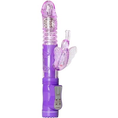 Vibromasseur papillon rotatif avec spinner - Rabbit Vibrator Vibromasseur papillon rotatif avec spinner - Rabbit Vibrator