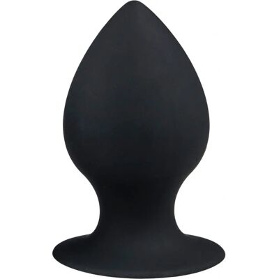 EasyToys Anal Collectie Ronde Siliconen Plug - 7x4cm - Klein - Zwart EasyToys Anal Collectie Ronde Siliconen Plug - 7x4cm - Klein - Zwart
