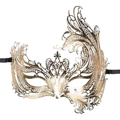 EasyToys Gullmaske - Venetiansk maske for maskerade og intim kveld EasyToys Gullmaske - Venetiansk maske for maskerade og intim kveld