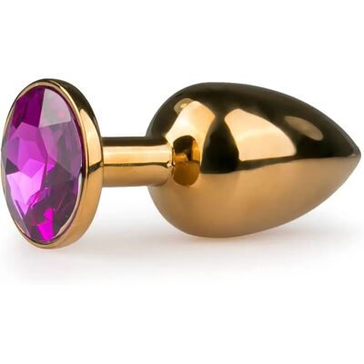 Easytoys Metal Butt Plug - Or - 7,2cm - Conique, Sensible à la température Easytoys Metal Butt Plug - Or - 7,2cm - Conique, Sensible à la température