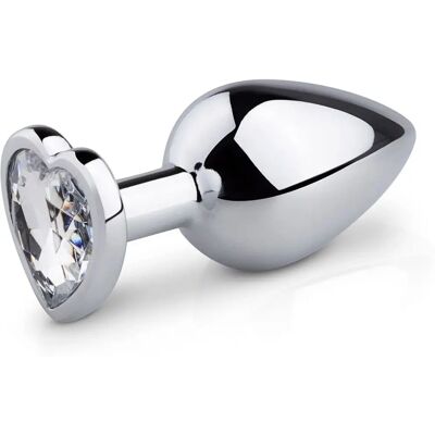 EasyToys Hjertekristall Aluminium Anal Plug - Medium EasyToys Hjertekristall Aluminium Anal Plug - Medium