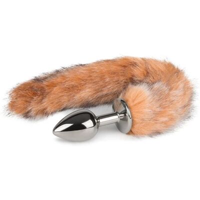Easytoys Fetish Collection Hopeanvärinen Analplugg ja Kettu Häntä - Analeikki Petplay Easytoys Fetish Collection Hopeanvärinen Analplugg ja Kettu Häntä - Analeikki Petplay