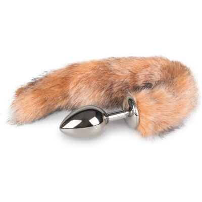 EasyToys Fetish Collection Tappo Anale Argento con Coda di Volpe EasyToys Fetish Collection Tappo Anale Argento con Coda di Volpe