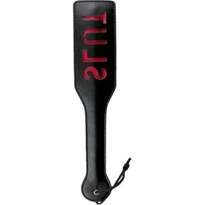 Easytoys Fetish Collection Slut Paddle en Cuir Synthétique - Jouet BDSM Easytoys Fetish Collection Slut Paddle en Cuir Synthétique - Jouet BDSM