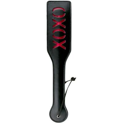 Easytoys XOXO Paddle en Cuir - Outil de Fessée BDSM Easytoys XOXO Paddle en Cuir - Outil de Fessée BDSM