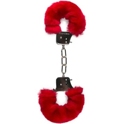 EasyToys ET258RED Bondage Gear - Menottes en peluche - Rouge - Publicité EasyToys ET258RED Bondage Gear - Menottes en peluche - Rouge - Publicité