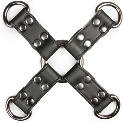 Easytoys Fetish Collection Croix en Cuir Hog Tie - Matériel BDSM Easytoys Fetish Collection Croix en Cuir Hog Tie - Matériel BDSM
