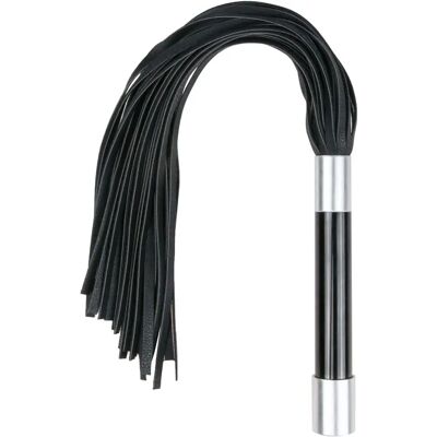 Easytoys Fetish Collection Fouet Long avec Poignée en Métal - Noir Easytoys Fetish Collection Fouet Long avec Poignée en Métal - Noir
