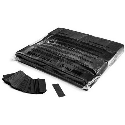 MagicFX Slowfall Confetti - Black - Rectangular, 55x17mm, 1kg - Confetti MagicFX Slowfall Confetti - Black - Rectangular, 55x17mm, 1kg - Confetti