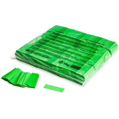 Confetti Rectangular Verde Claro - 55x17mm - 1kg Confetti Rectangular Verde Claro - 55x17mm - 1kg