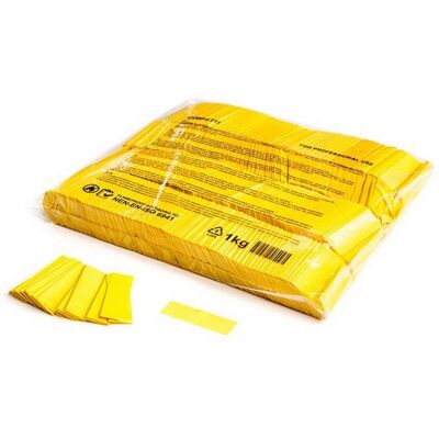 Confeti Amarillo MagicFX - Rectángulos 55x17mm - A prueba de fuego y biológico Confeti Amarillo MagicFX - Rectángulos 55x17mm - A prueba de fuego y biológico