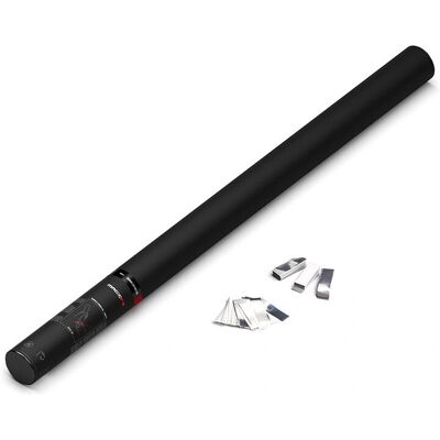 MagicFX Handbetriebene Konfettikanone PRO 80cm - Weiß+Silber - Konfettikanone MagicFX Handbetriebene Konfettikanone PRO 80cm - Weiß+Silber - Konfettikanone