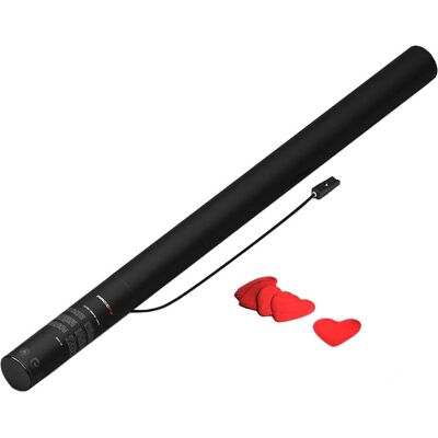 MagicFX Electric Confetti Hearts Cannon PRO - 80cm - Red - Confetti Cannon MagicFX Electric Confetti Hearts Cannon PRO - 80cm - Red - Confetti Cannon