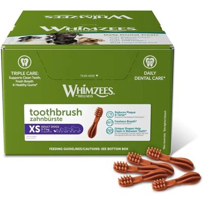 Whimzees - Toothbrush XS 7cm - Display Box - Brush Whimzees - Toothbrush XS 7cm - Display Box - Brush