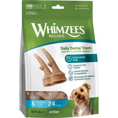 Premi Antler Piccoli Cani - Con Supporto per la Salute Orale - 24 pezzi Premi Antler Piccoli Cani - Con Supporto per la Salute Orale - 24 pezzi