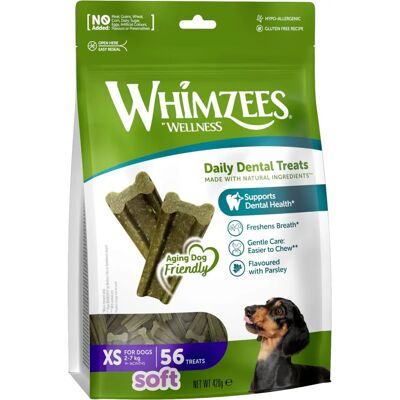 Whimzees Vegetarian Dog Dental Treats - Supports Oral Health Whimzees Vegetarian Dog Dental Treats - Supports Oral Health