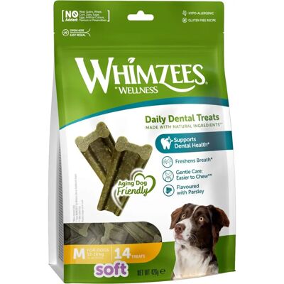Whimzees Vegetariske Hundetannbehandling - Medium Whimzees Vegetariske Hundetannbehandling - Medium