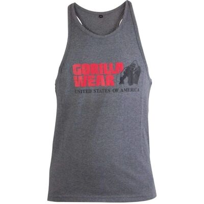 Gorilla Wear Gw Classic Canotta - Gris Melange - 3XL Gorilla Wear Gw Classic Canotta - Gris Melange - 3XL